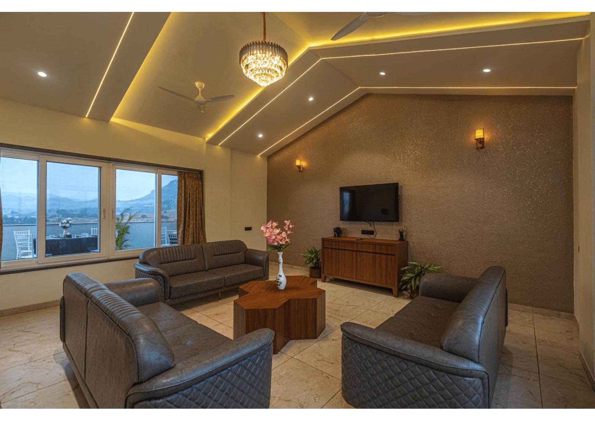 Mountain Glory 8Bhk By Tensorstays, Pool & Theater Igatpuri Eksteriør billede