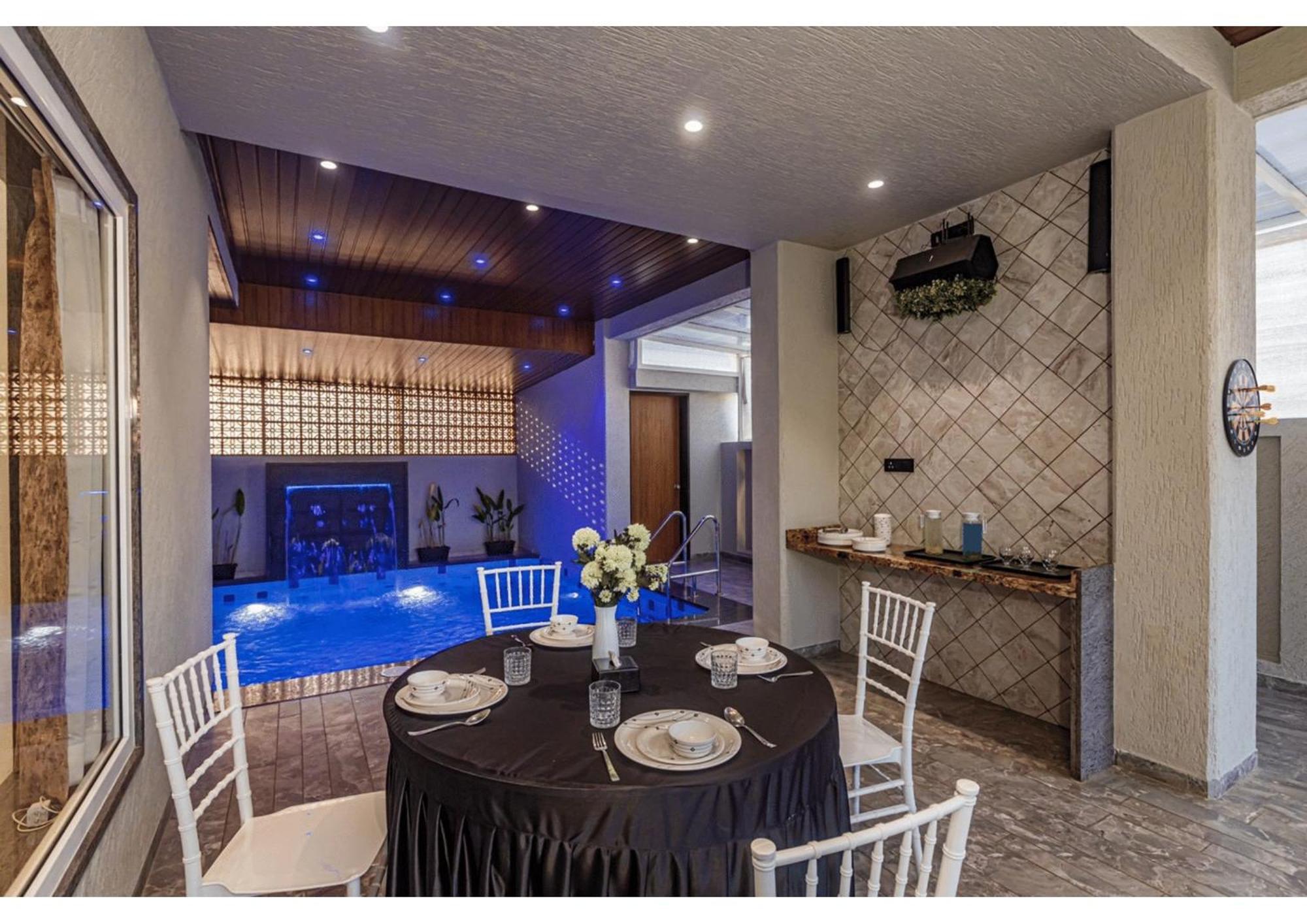 Mountain Glory 8Bhk By Tensorstays, Pool & Theater Igatpuri Eksteriør billede