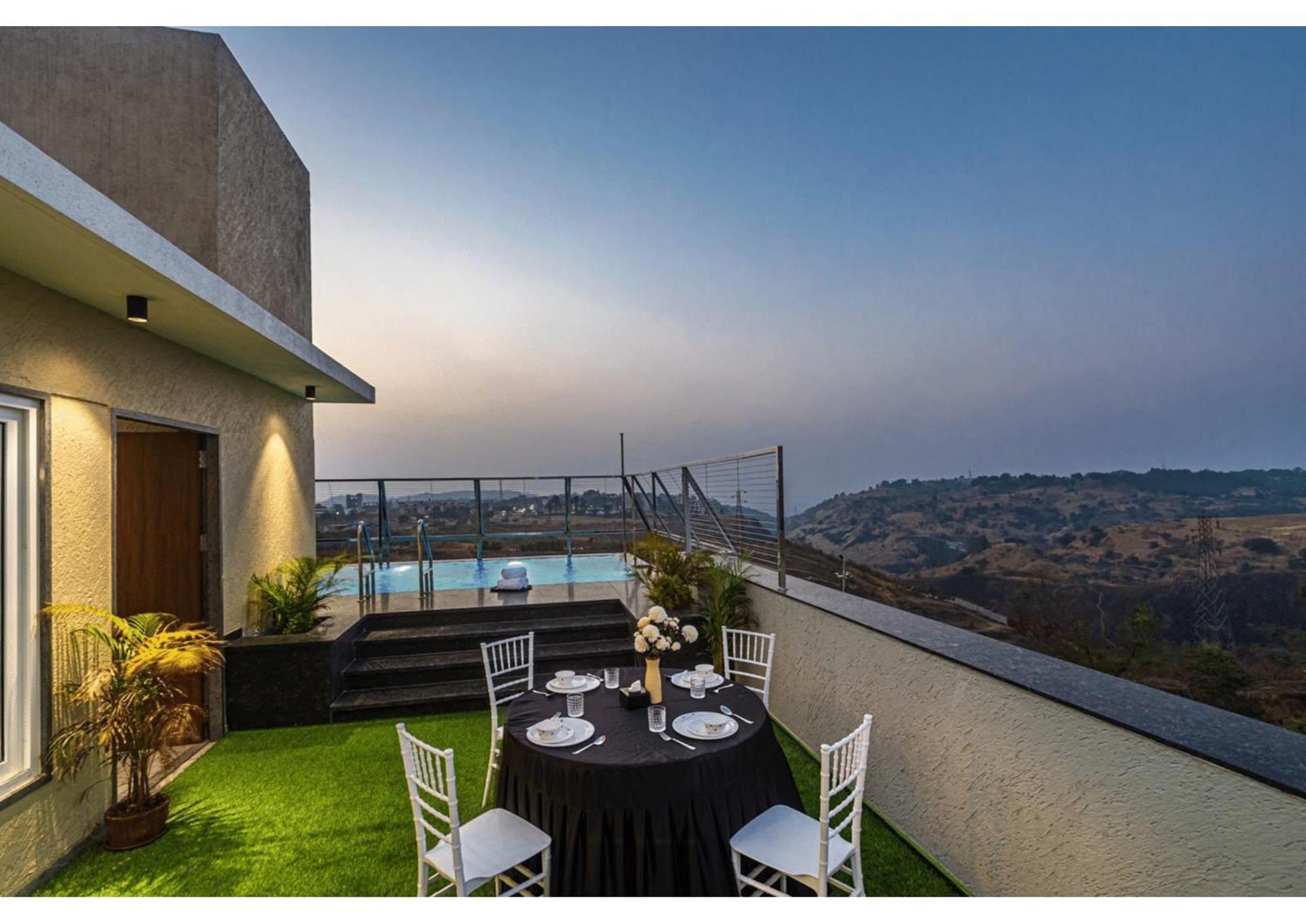 Mountain Glory 8Bhk By Tensorstays, Pool & Theater Igatpuri Eksteriør billede